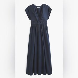Abercrombie Twist Front Midi Dress